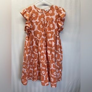 Jacquie the label flutter sleeve tiered floral